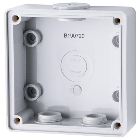 shallow pan electrical box|shallow surface mount electrical box.